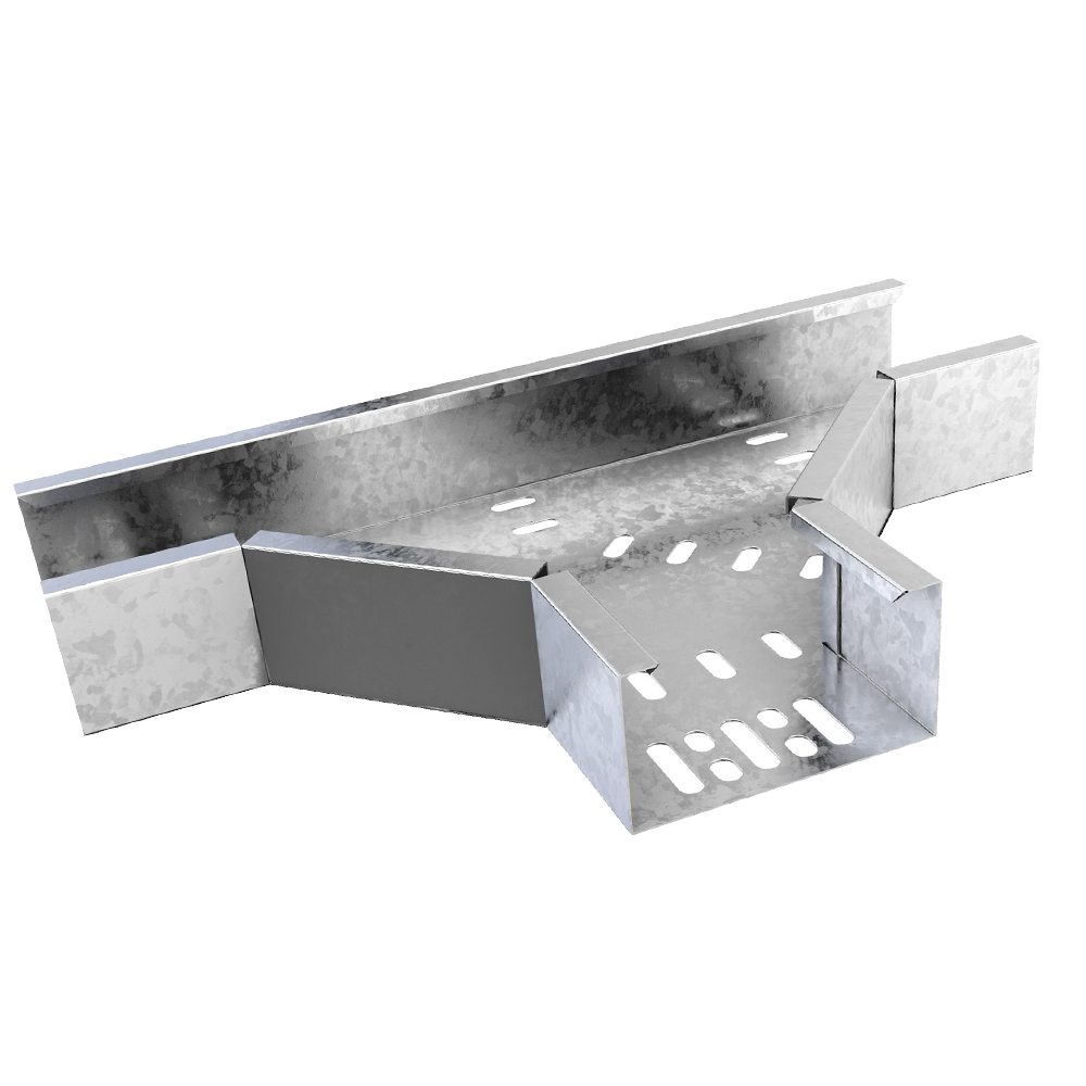 Heavy Duty Cable Tray Flat Tees Elevator Equipment